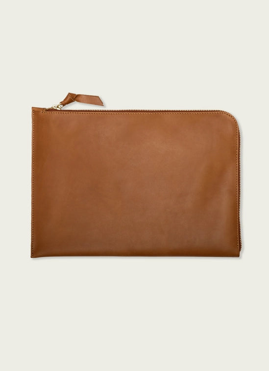 13'' Leather Laptop Sleeve (tan)