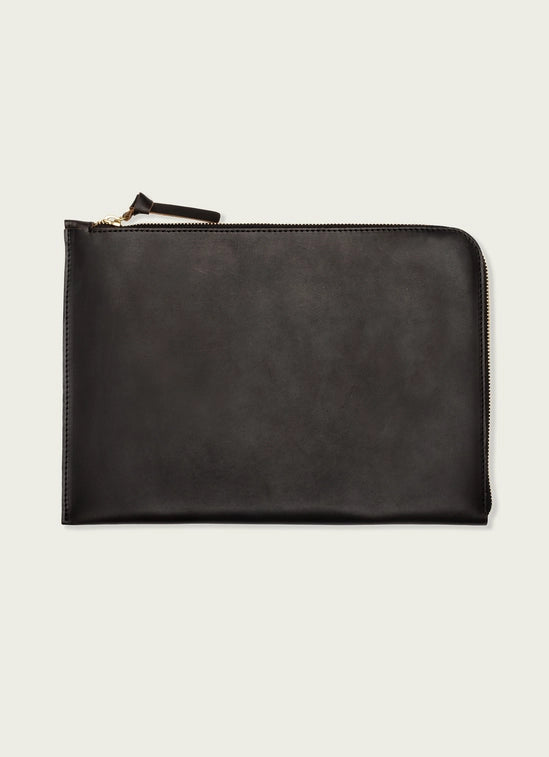 13" Leather Laptop Sleeve (desert black)