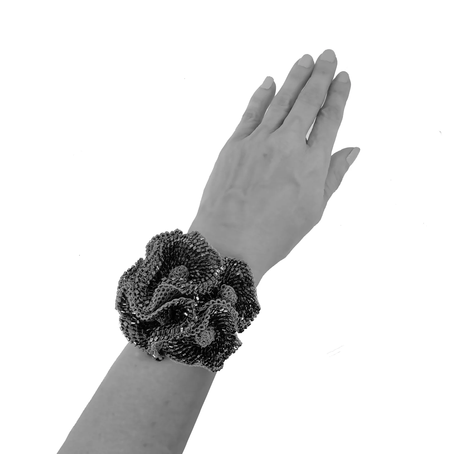 Blue & Brown Mix Signature Handmade Crochet Bracelet
