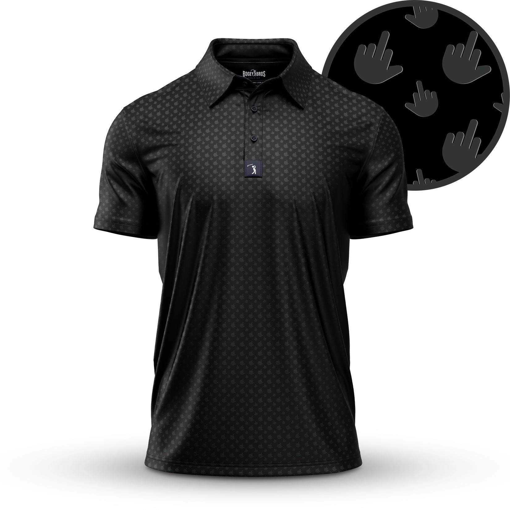 Birdie Finger Raven Polo